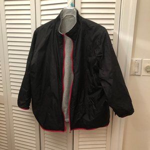 Hunters Run women black and gray reversible jacket, 1X